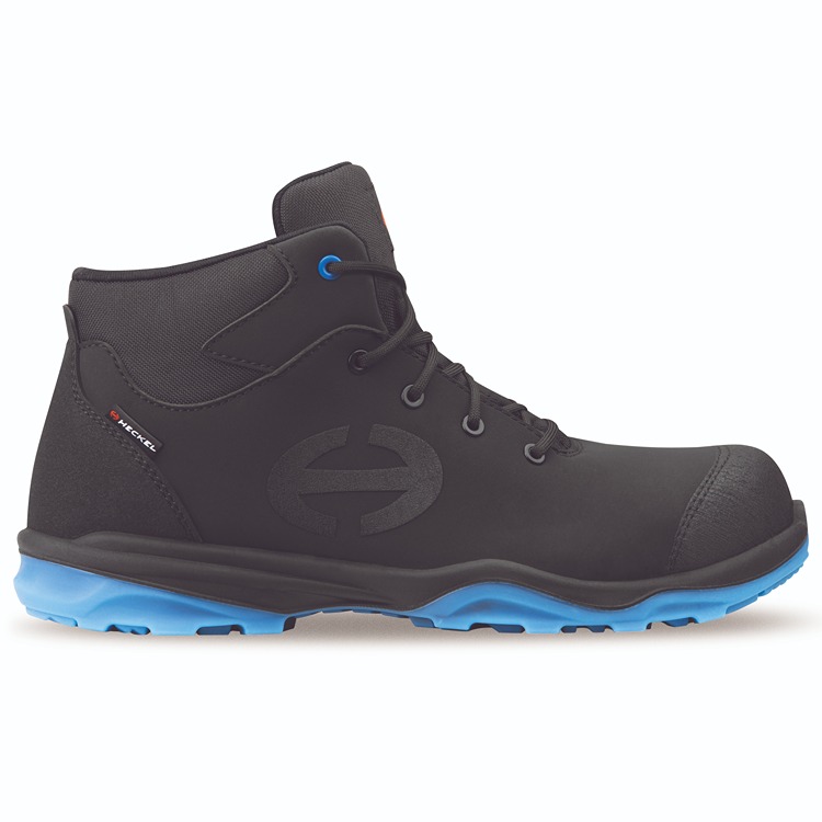 6759335 Heckel RUN-R PLANET Black Non-Metal Toe Capped Men's Safety Boots 3, EU 35 EN ISO 20345:2022