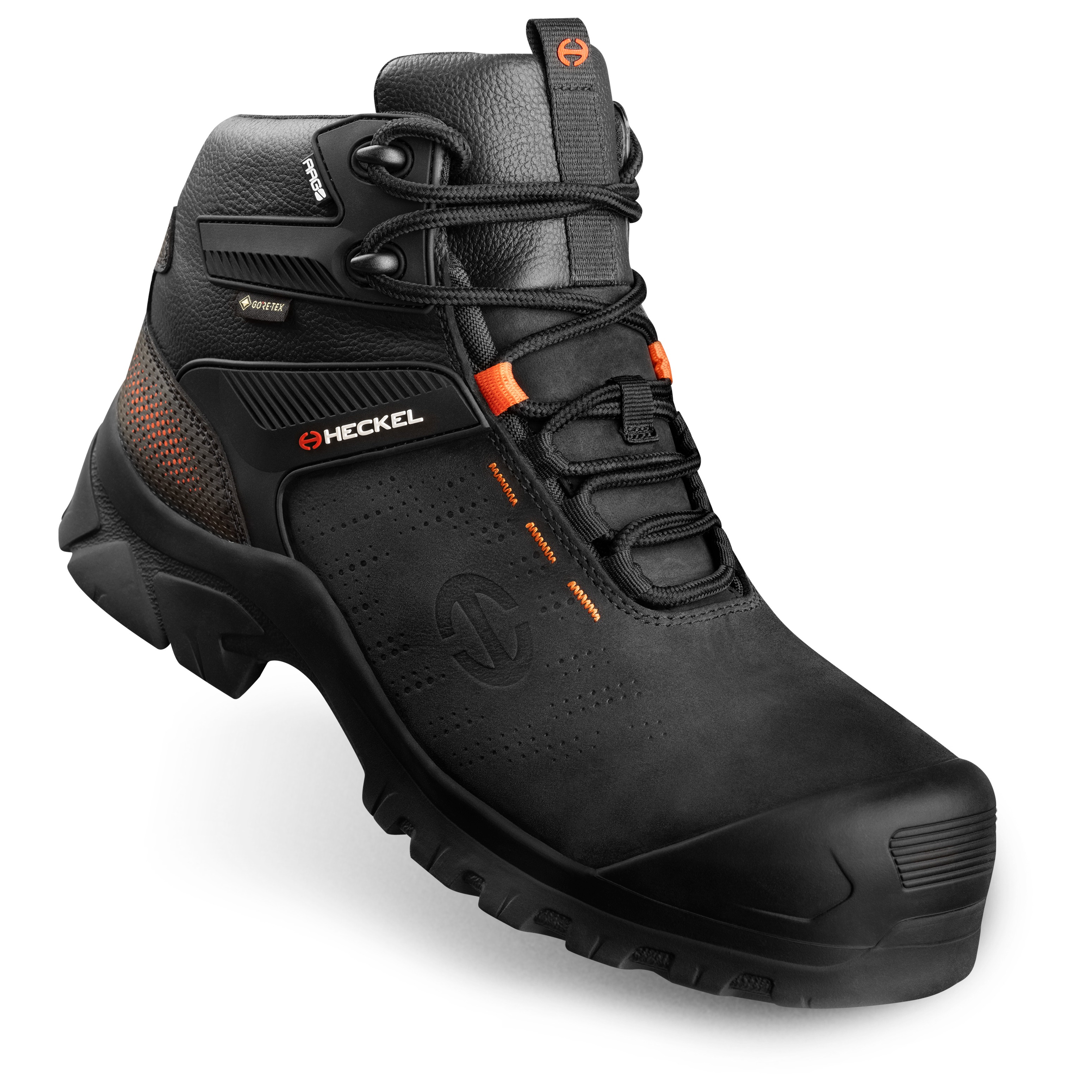 Heckel MACSOLE® ADVENTURE 3.0 Black Composite Toe Capped Men's Safety Boots 12, EU 47