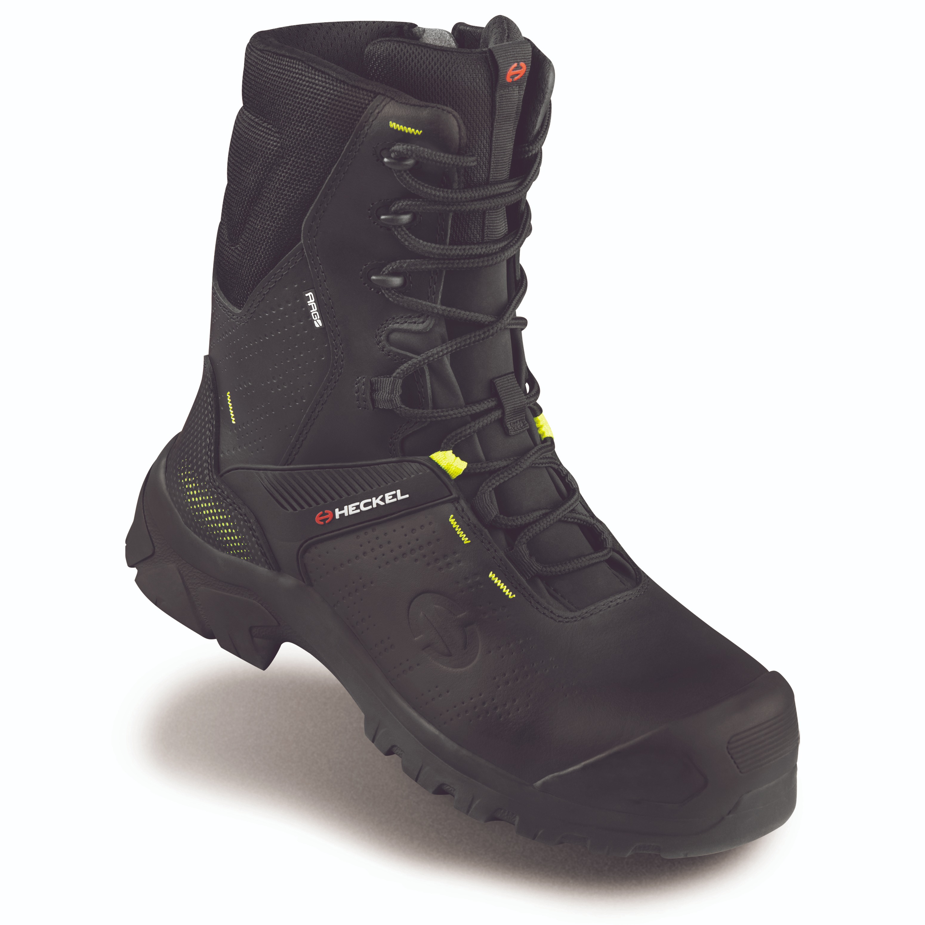 Heckel MACSOLE® ADVENTURE 3.0 Black Composite Toe Capped Men's Safety Boots 7, EU 41