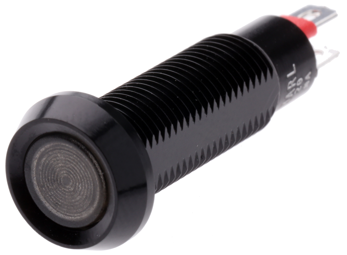 Marl 677 Series Series Panel Mount LED Indicator, Red Panel Mount Indicator, Solder Tab Termination 2V 20 mA, IP67, 8.1