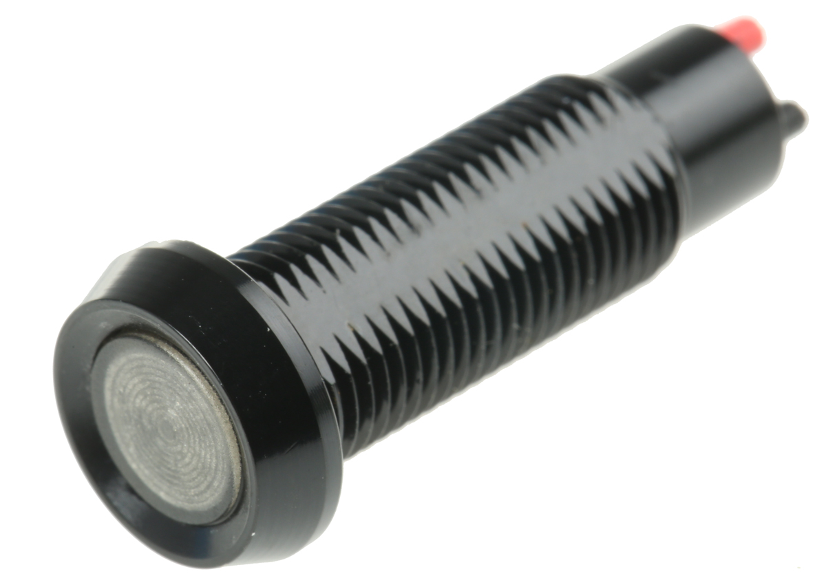 Marl 677 Series Series Panel Mount LED Indicator, Green Panel Mount Indicator, Solder Tab Termination 5V dc 20 mA, IP67,