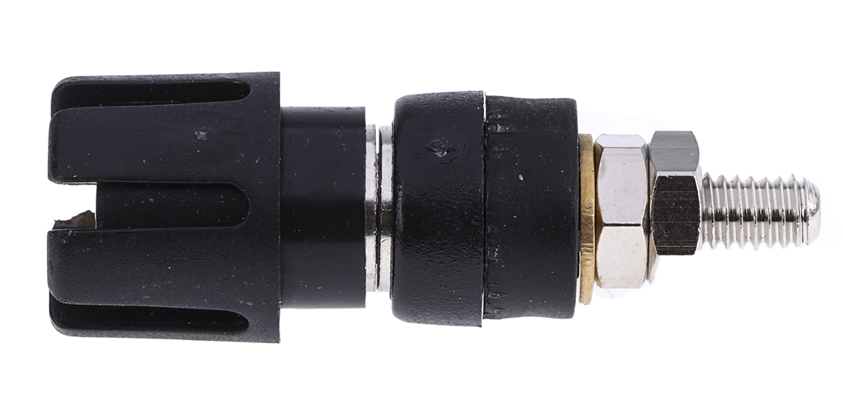 677-8740 RS PRO 4 mm Black Terminal Post, 2BA Thread, 30A