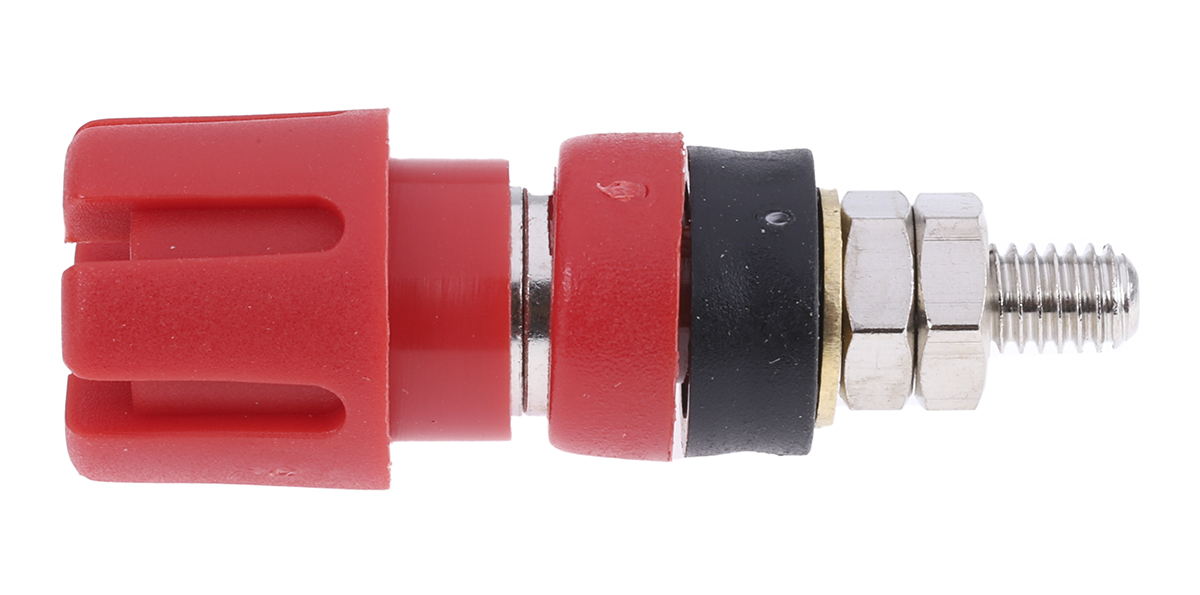 677-8746 RS PRO 4 mm Red Terminal Post, 2BA Thread, 30A