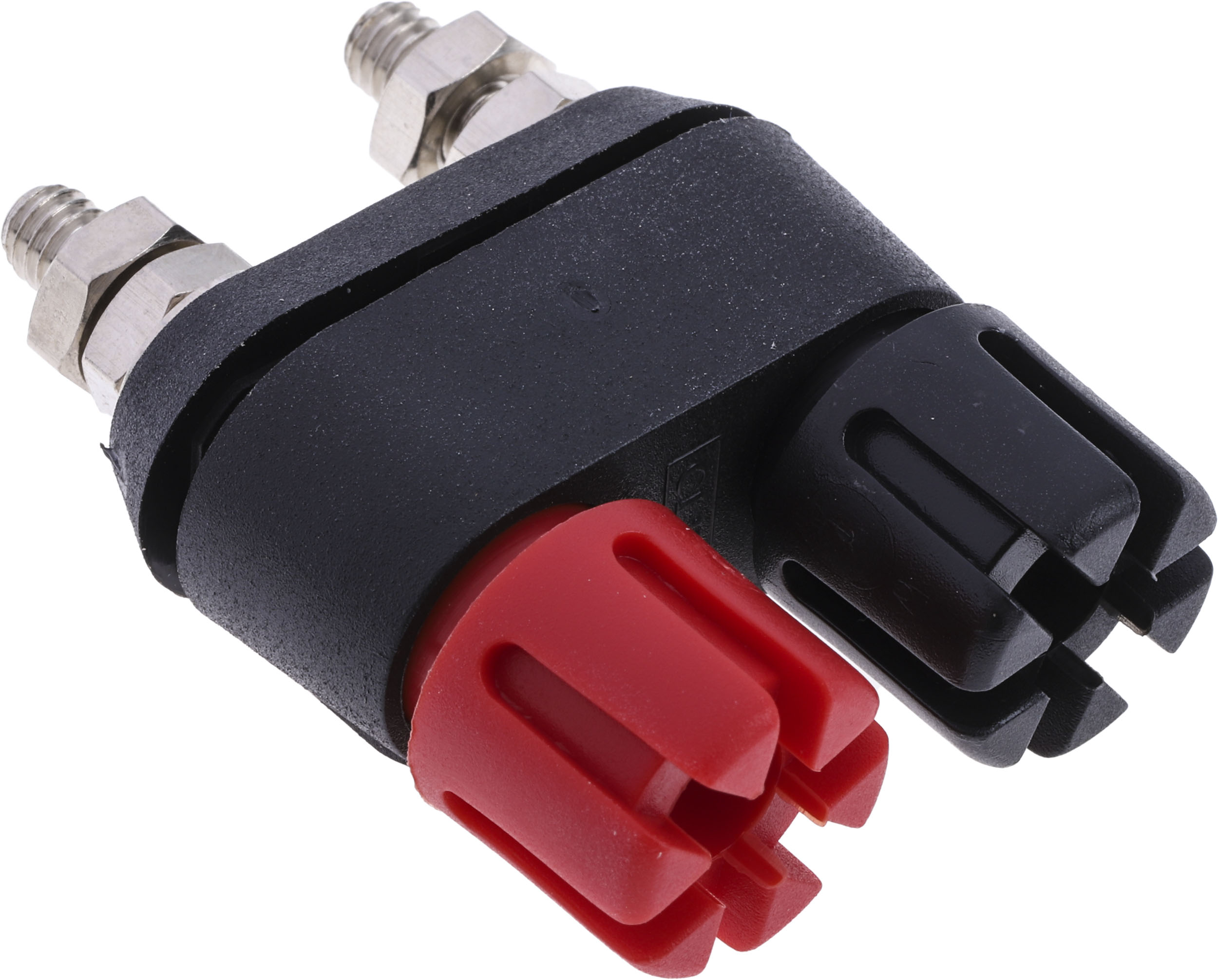 RS PRO 4 mm Black, Red Terminal Post, 2BA Thread, 30A