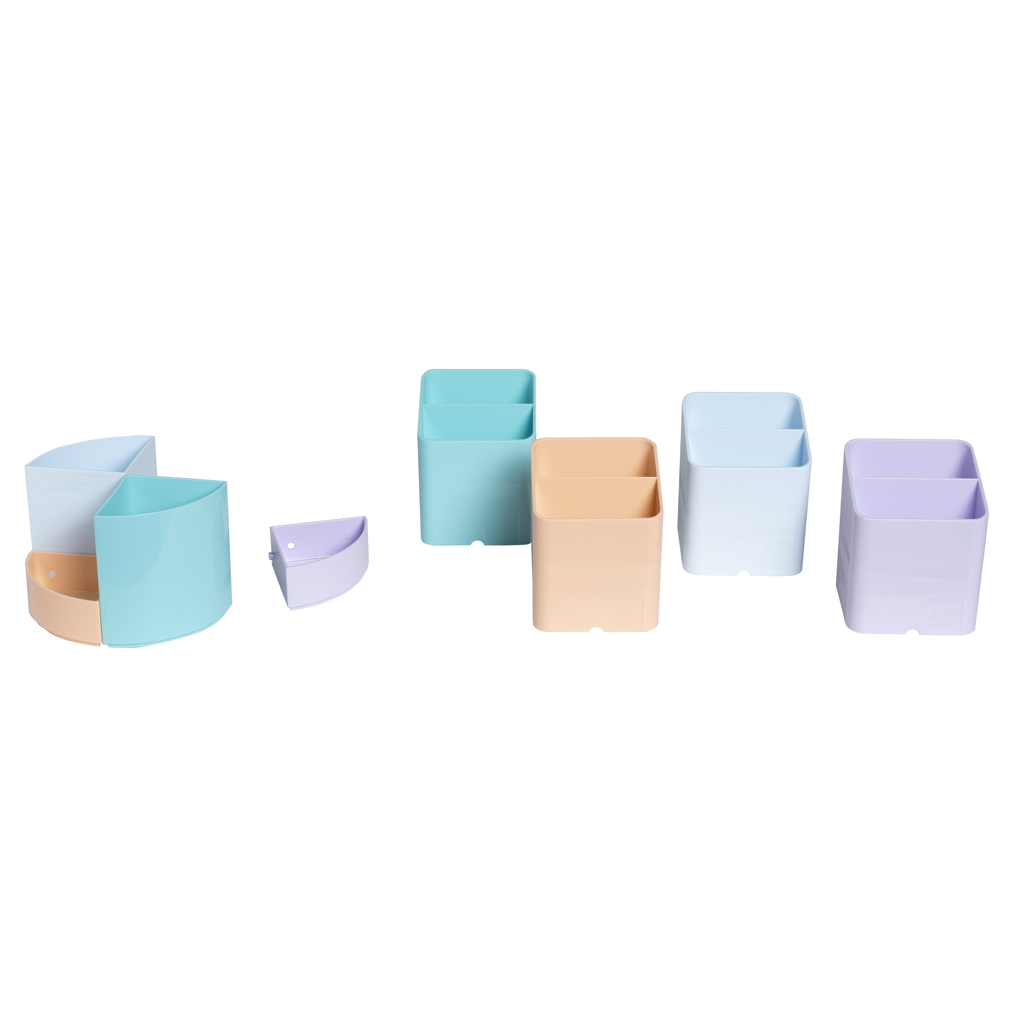 Exacompta Blue Plastic Pencil & Pen Holder