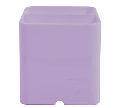 Exacompta Mauve Plastic Pencil & Pen Holder