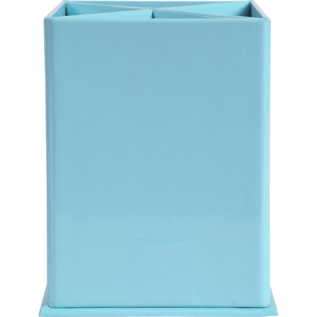 Exacompta Sky Blue Cardboard Pencil & Pen Holder