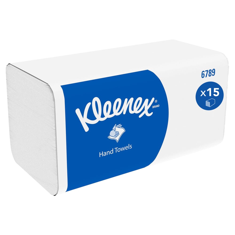 6789 KLEENEX Kleenex® () Interfolded Hand Towels, 212 x 106 mm, 2 Ply, 2790 Sheets