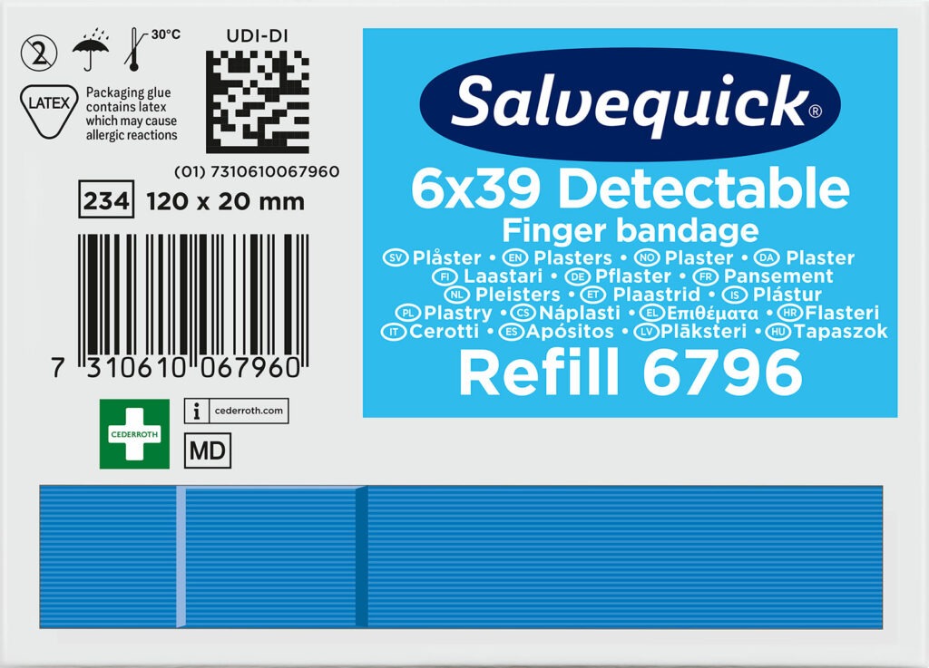 6796 Cederroth Bandage Soft Foam, 39 Per Pack Per Package
