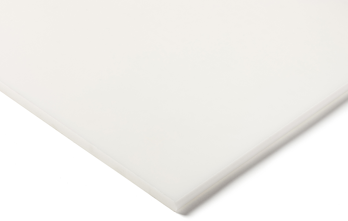 RS PRO White Polyoxymethylene Plastic Sheet, 500 mm x 300mm x 25 mm