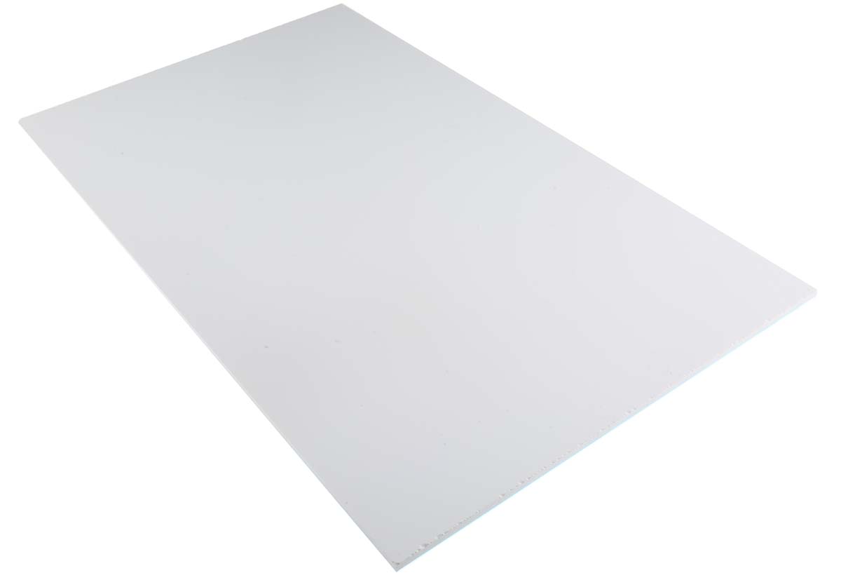 680-892 RS PRO White Polymethyl Methacrylate (PMMA) Plastic Sheet, 500 mm x 300mm x 5 mm