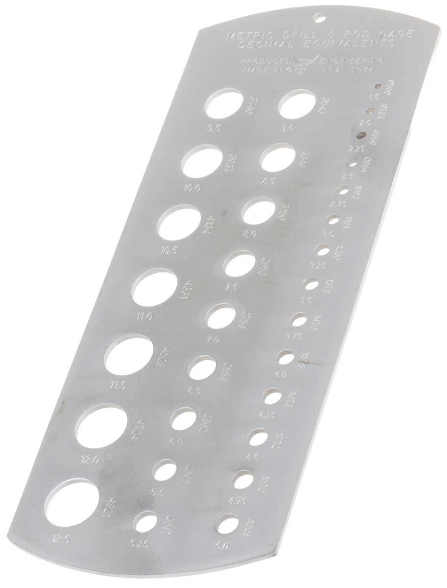RS PRO Hole Drill & Bore Hole Gauge, Steel, 30 piece