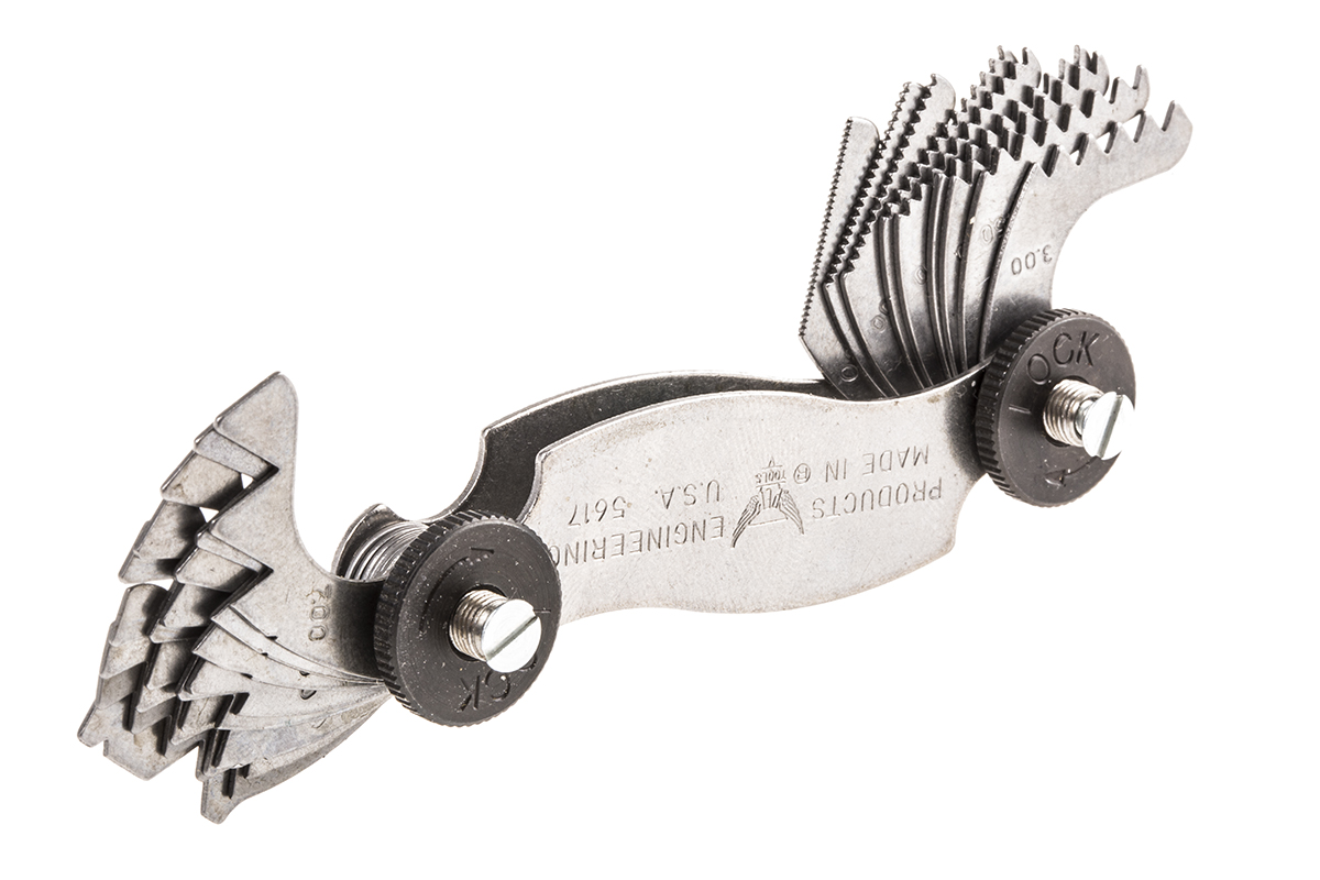 683-0731 RS PRO, 18 Blades Thread Pitch Gauge, Metric thread type