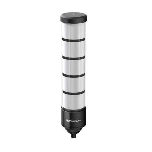 Werma RST-56 Series Yellow, White, Red, Green, Blue Signal Tower Multi-tone, 5 Lights 24V Built-In