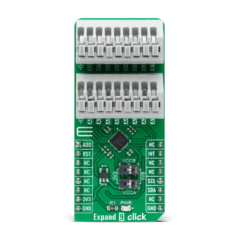 MikroElektronika Expand 9 Click Add On Board for SX1509QB MikroBus