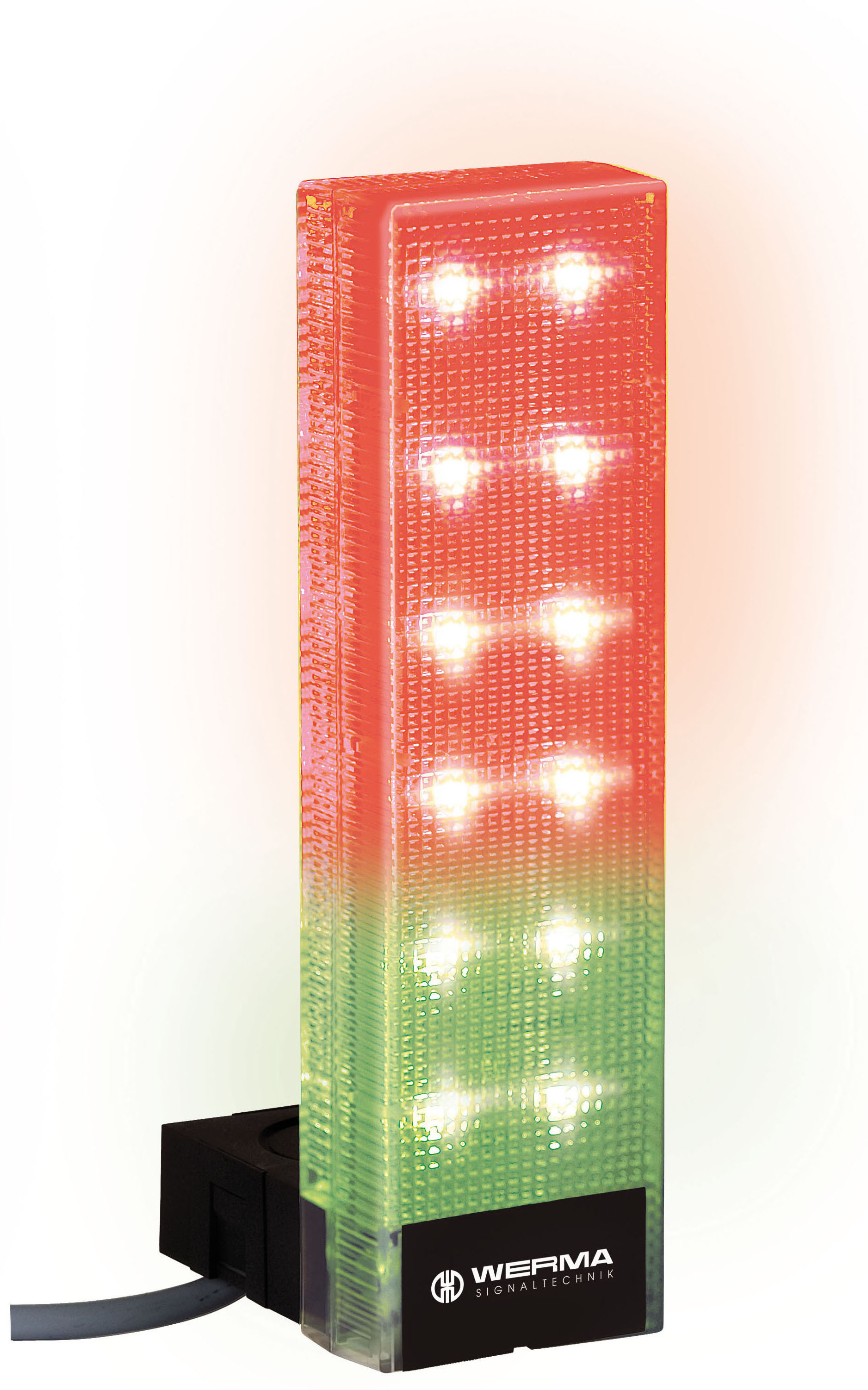 Werma VarioSIGN Series Green, Red, Yellow Signal Tower Buzzer, 3 Lights 24V Base