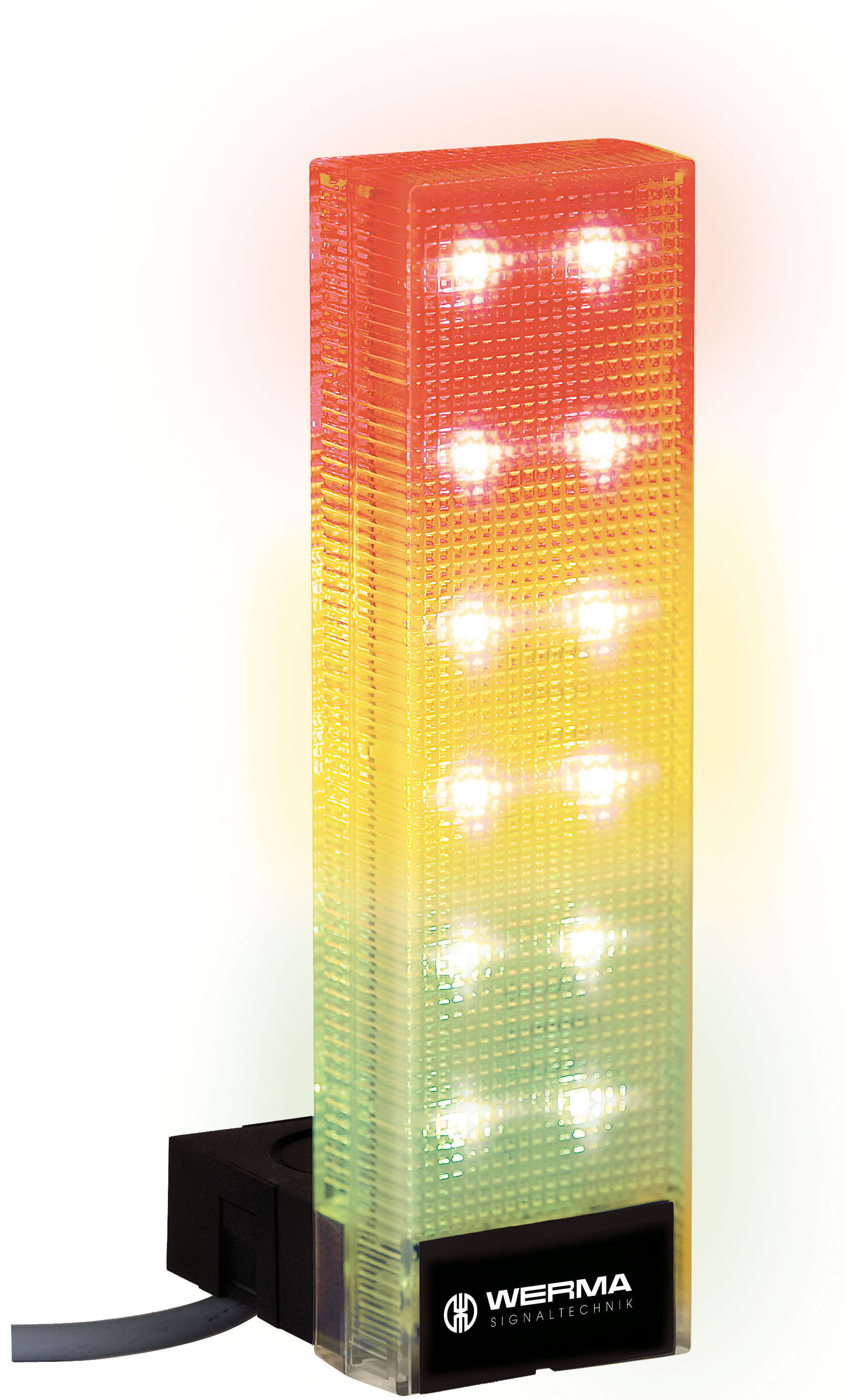Werma VarioSIGN Series Red, Yellow, Green Signal Tower Buzzer, 3 Lights 24V Base