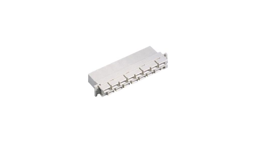 nVent SCHROFF 15 Way 5.08 mm Pitch, Type Wire, Type C/2, Type Faston Class Class C2, 2 Row Female, Straight DIN 41612