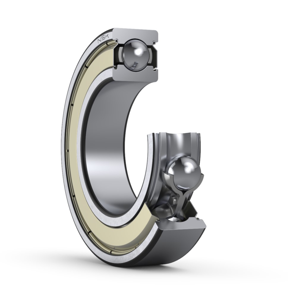 NSK 6900ZZ1CM 1 Row Ball Bearing - 10 mm ID, 22 mm OD