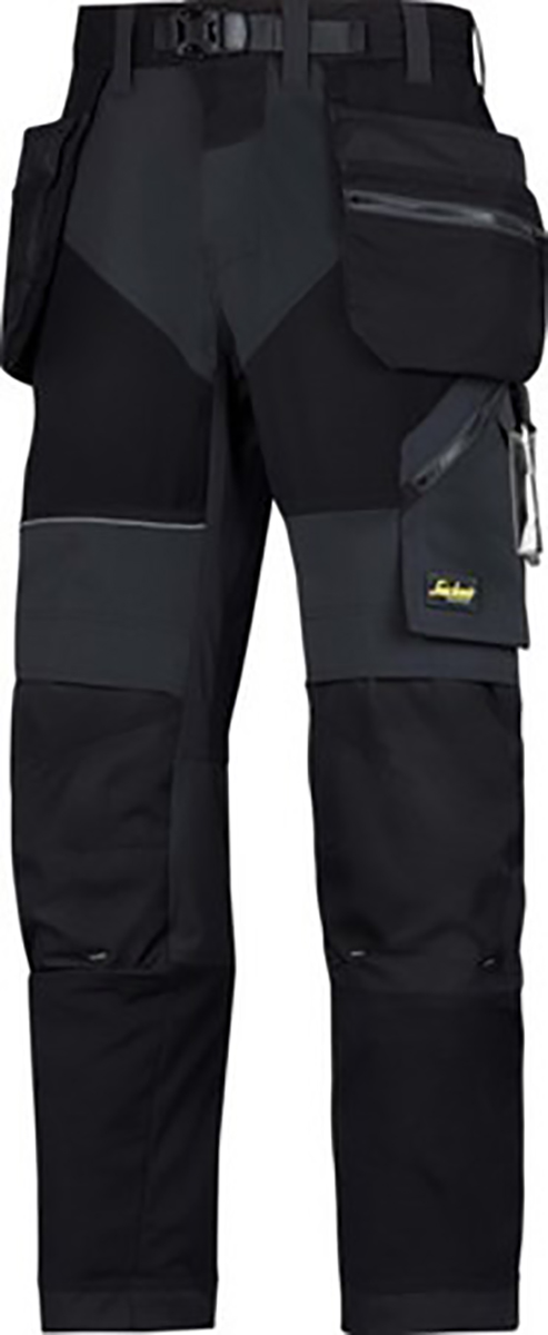 Snickers 6902 Flexiwork Men's Work Trouser Black 76 cm Waist 32in Leg