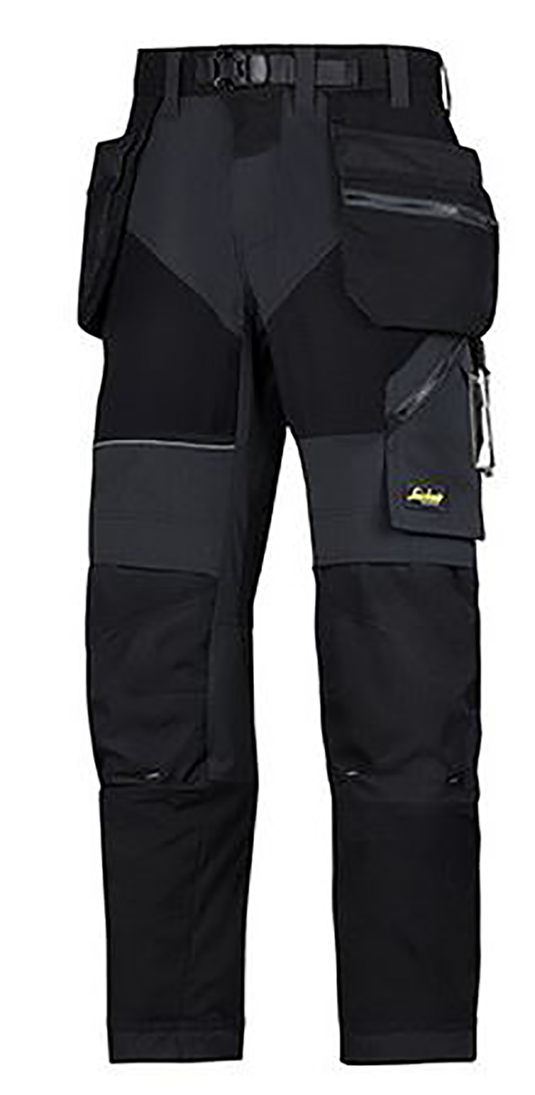 Snickers 6902 Flexiwork Men's Work Trouser Black 80 cm Waist 32in Leg