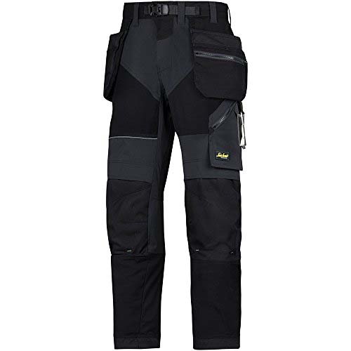 Snickers 6902 Flexiwork Men's Work Trouser Black 30 in Waist 30in Leg
