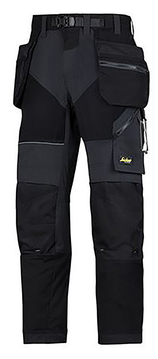 Snickers 6902 Flexiwork Men's Work Trouser Black 33 in Waist 30in Leg
