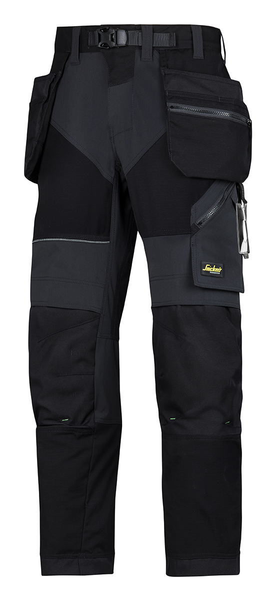Snickers 6902 Flexiwork Men's Work Trouser Black 80 cm Waist 30in Leg