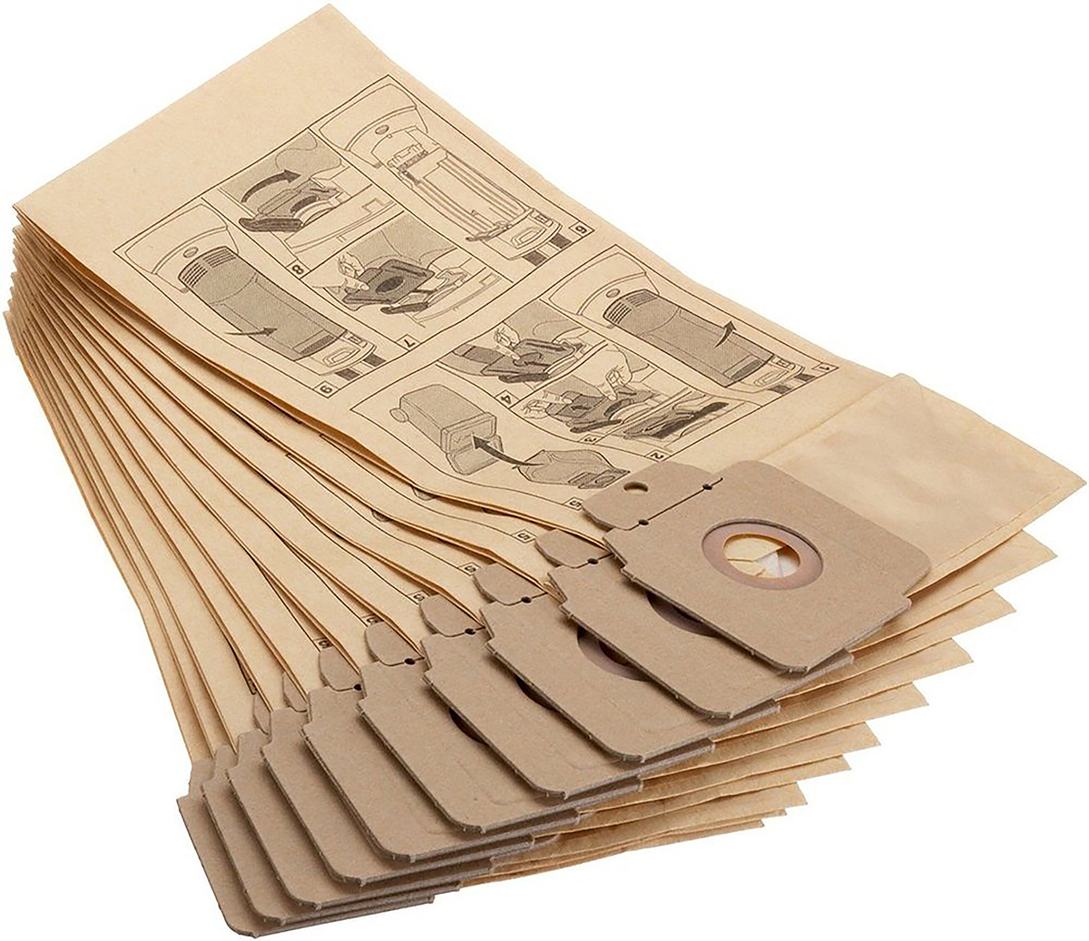 Karcher Vacuum Bag, For Use With Upright Brush-Type Vacuum Cleaner Cv 38/1 Cul, Upright Brush-Type Vacuum Cleaner Cv