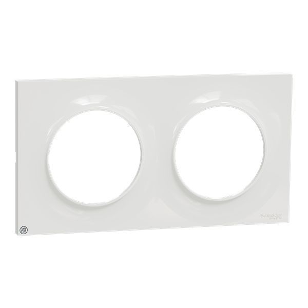 Schneider Electric White 2 Gang Cover Plate