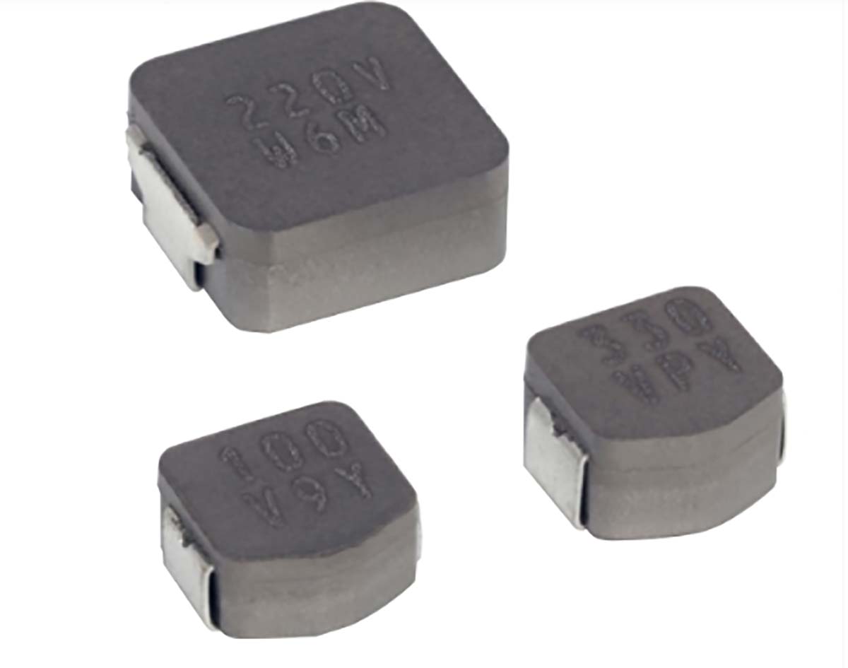 KEMET, MPLCV, 1054 Yes Surface Mount Inductor with a Metal Composite Core, 10 μH Shielded ±20 % 12 A Idc