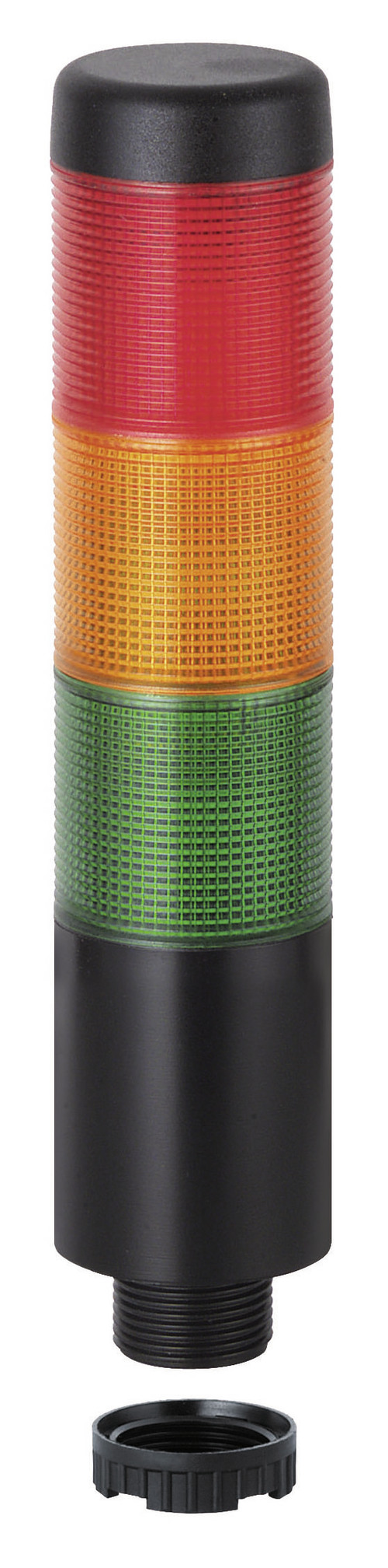 Werma Kompakt 37 Series Green, Yellow, Red Signal Tower Buzzer, 3 Lights 12V Base