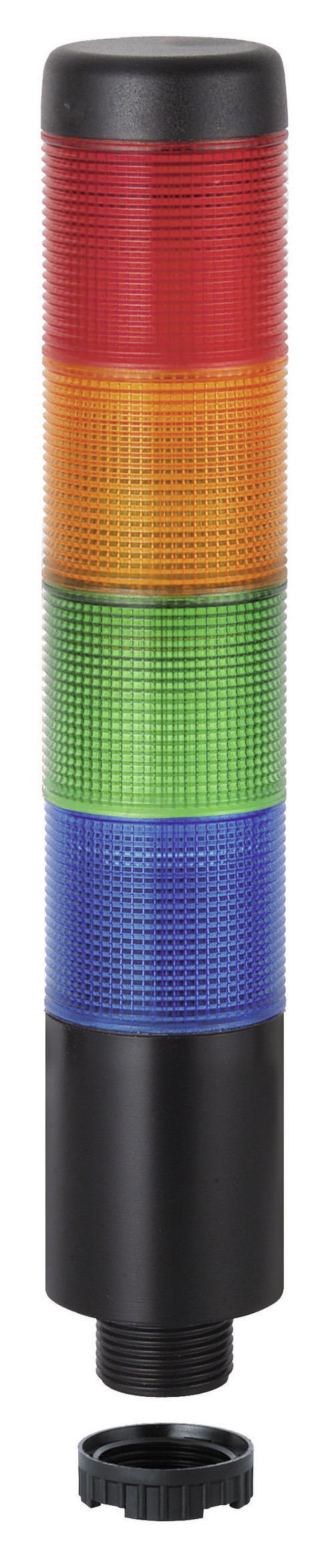 Werma Kompakt 37 Series Multicolour Signal Tower Buzzer, 4 Lights 24V Built-In