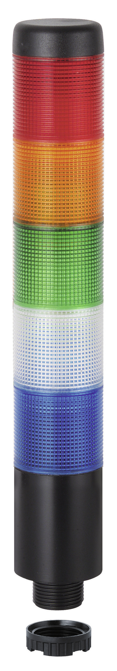 Werma Kompakt 37 Series Yellow, Red, Green, Clear, Blue Signal Tower Buzzer, 5 Lights 24V