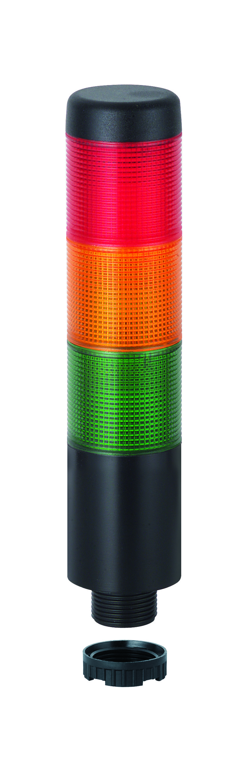 Werma Kompakt 37 Series Green, Red, Yellow Signal Tower No Sounder Component, 3 Lights 12V Base