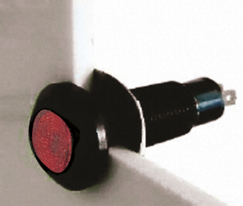 Marl 698 Series Series Panel Mount LED Indicator, Red Panel Mount Indicator, Solder Tab Termination 28V dc 16 mA, IP67,