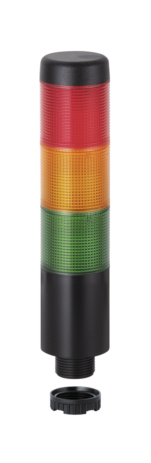 Werma Kompakt 37 Series Green, Red, Yellow Signal Tower Buzzer, 3 Lights 12V Base