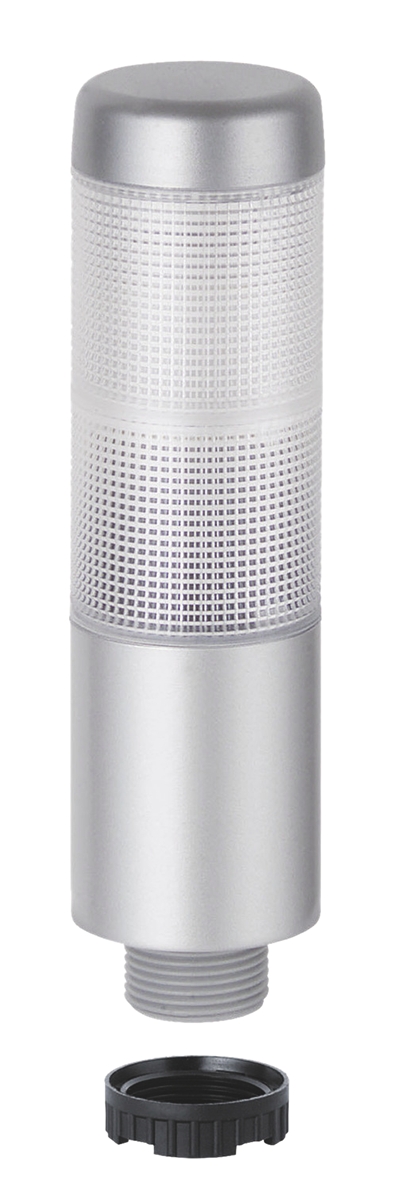 Werma Kompakt 37 Series Green, Clear Signal Tower Buzzer, 2 Lights 24V ac/dc Hole, Base, Bracket