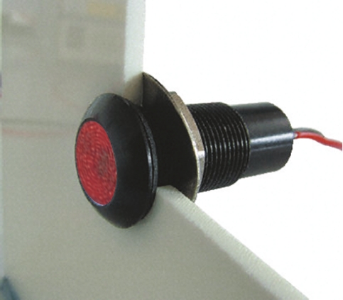 Marl 699 Series Series Panel Mount LED Indicator, Red Panel Mount Indicator, Solder Tab Termination 28V dc 16 mA, IP67,