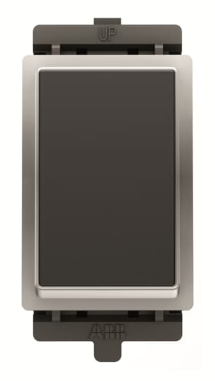 ABB Black, 2 Way, 1 Gang, Millenium