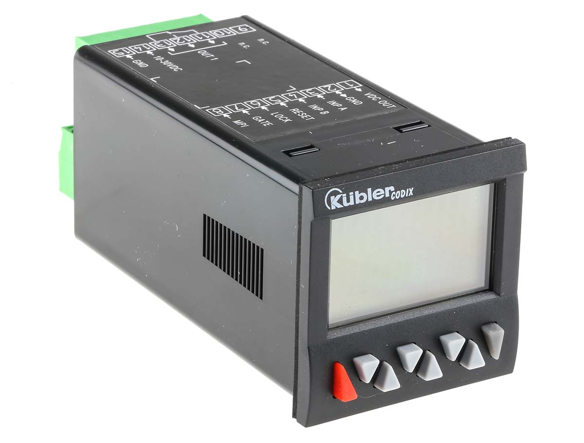 69230100300 Kubler CODIX 923 Counter, 6 Digit LCD, 65kHz, 10 → 30 V dc