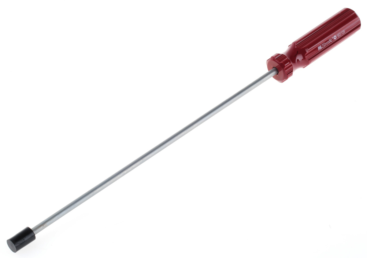 RS Pro 10 in Chrome Vanadium Steel Standard Screwdriver, Phillips; Crosspoint PH1 Tip, Cellulose Acetate