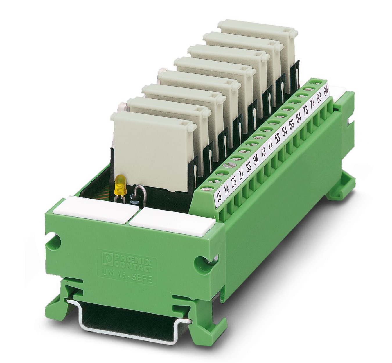 Phoenix Contact UM 45- 8RM/MR-G24/1/PLC Series Interface Module, DIN Rail