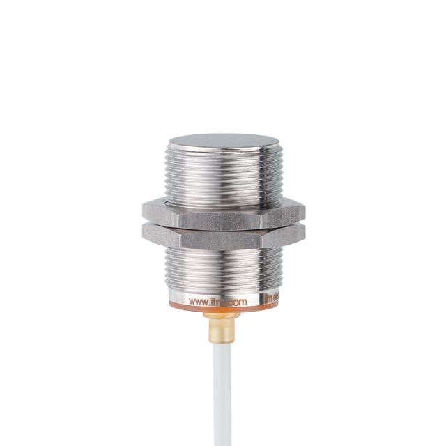 ifm electronic Inductive Threaded Barrel Proximity Sensor, M30, 15 mm Detection, PNP NO, 10 → 30 V dc
