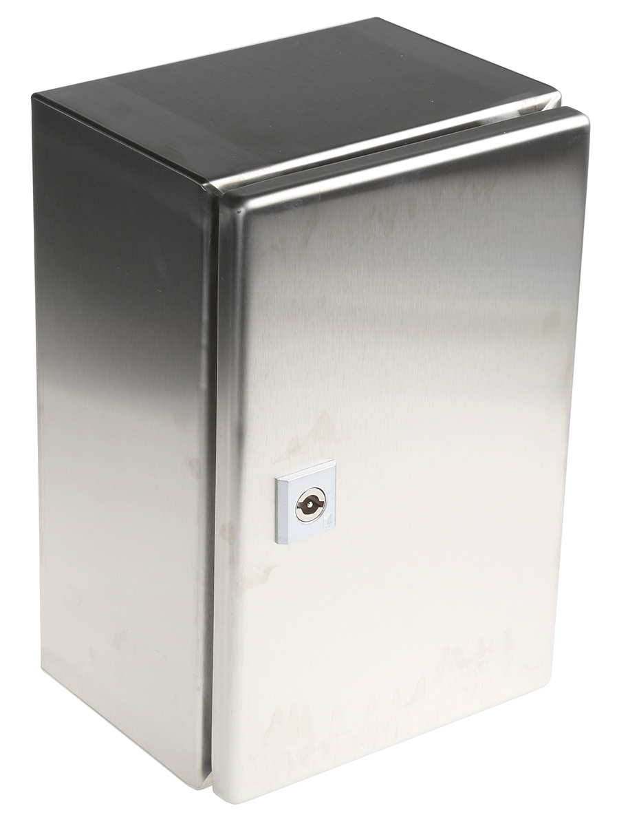 1002600 Rittal AE Series 304 Stainless Steel Wall Box, IP66, 300 mm x 200 mm x 155mm