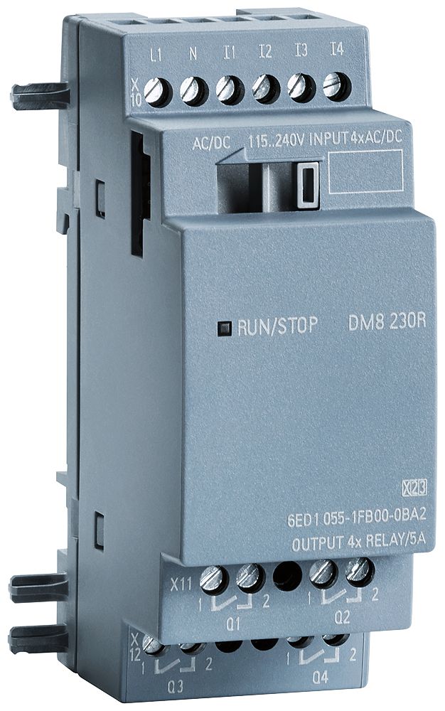 Siemens SIPLUS LOGO Series Logic Module, Relay Output, 4-Input, AC/DC Input