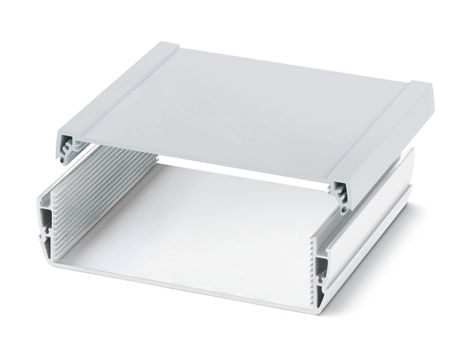 Phoenix Contact 22009 Aluminium PCB Mounting Enclosure, 200 x 54.6 x 187mm