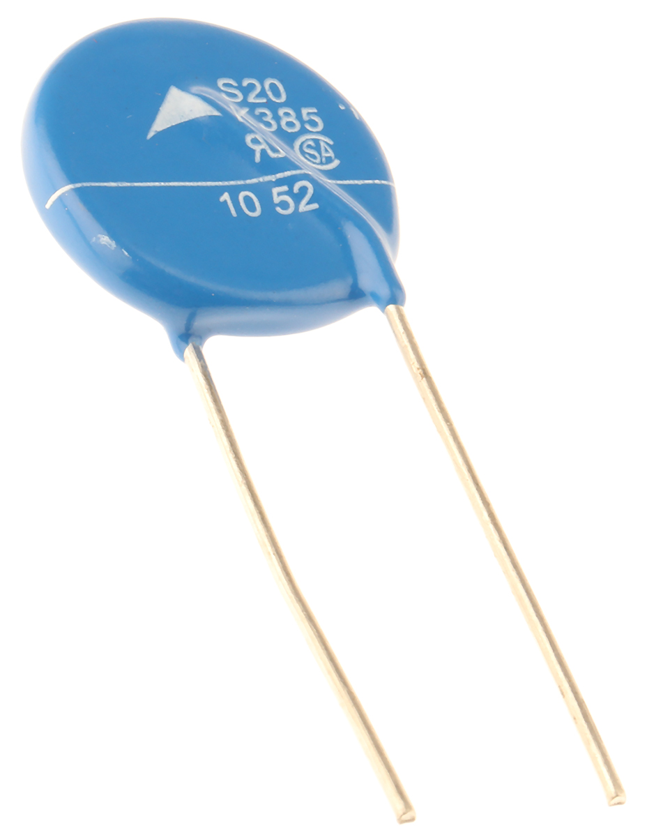 EPCOS, Standard Metal Oxide Varistor 600pF 100A, Clamping 1025V, Varistor 620V