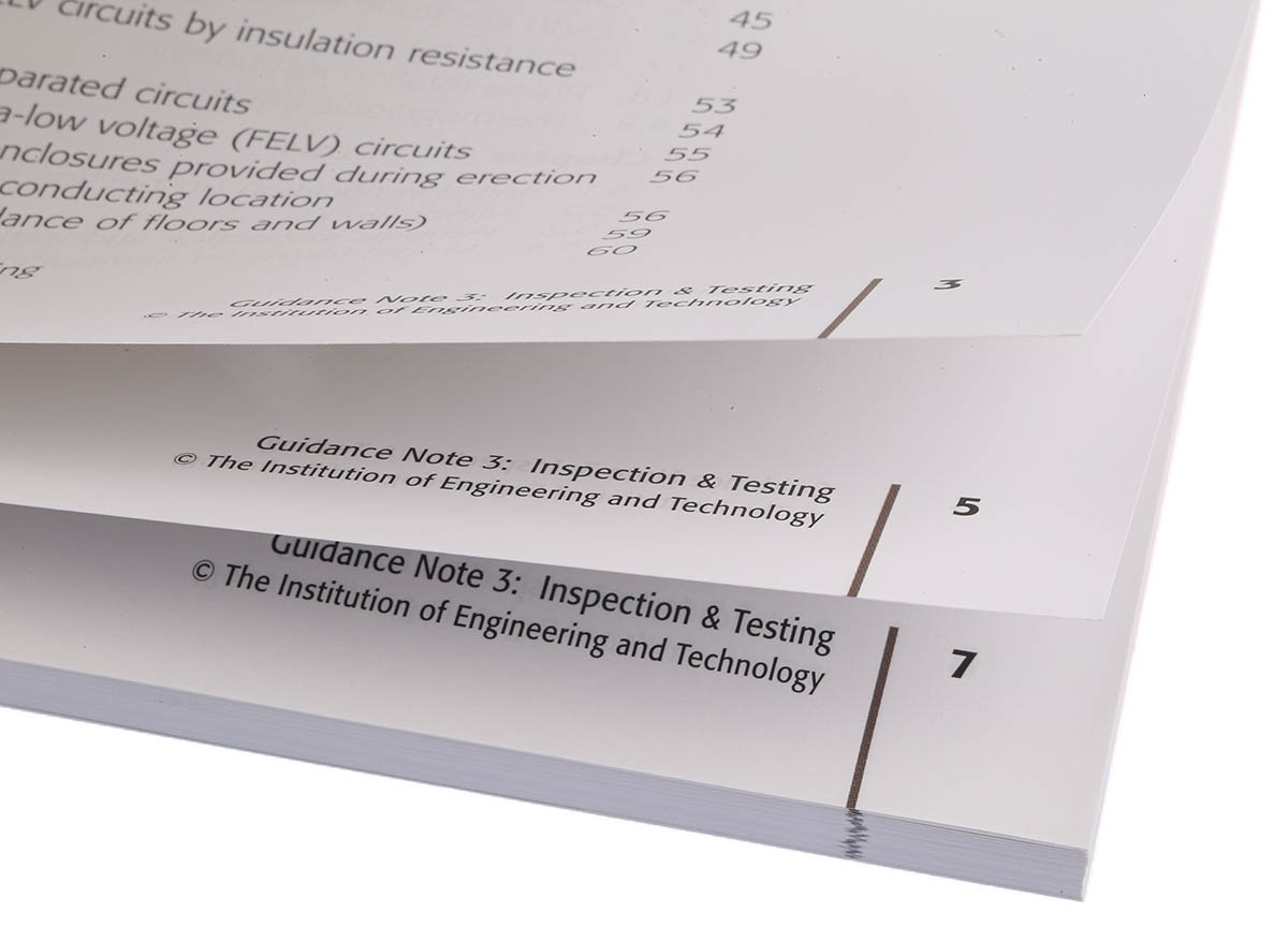 iet18bundle1 Inspection & Testing Guidance Note 3 8th Ed, On Site Guide 18th Ed, Requirements for Electrical Installations 18th Ed