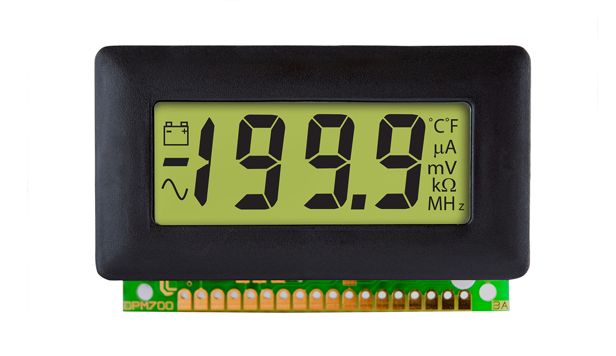 dpm-700 Lascar Digital Voltmeter DC, LCD Display 3.5-Digits ±1 %